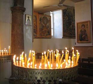 Candles in the church