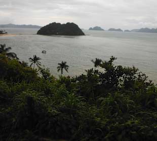 Widok na Corong Corong Beach