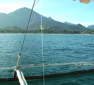 Immer am Ufer des nahen Natioalparks entlang