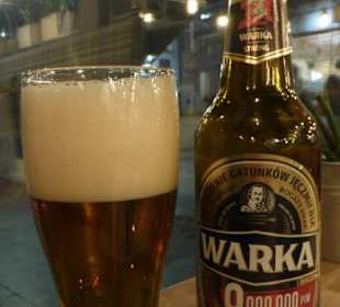 Im Restaurant Pankejk zu einem Absacker