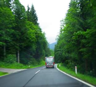 Der Plöckenpass nach AUT