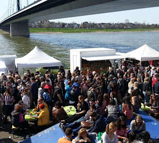 Von oben sah es noch voller aus