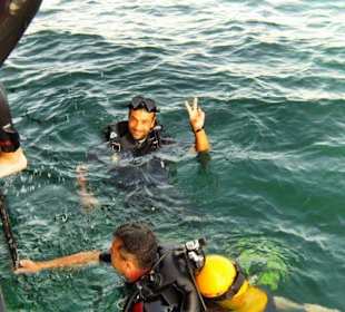 Beim Schnuppertauchen