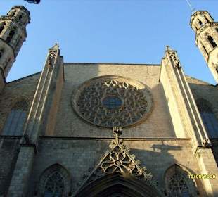 Церковь iglesia de santa maria del mar