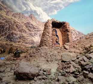 Dioramen in der Tibet-Abteilung