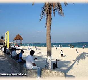 Abendliche Sonne am Strand