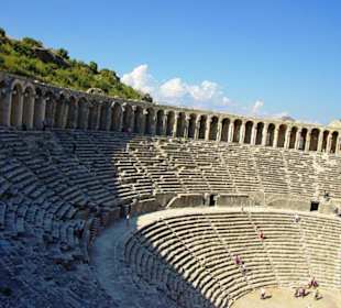 Aspendos An/Abfahrt Landschaft