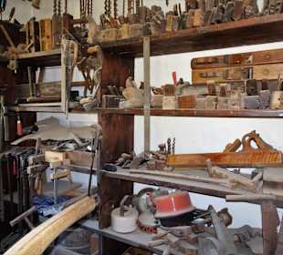 In der Stellmacherei des Dörpmuseum Münkeboe