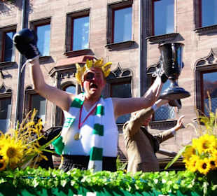 Grüner LKW Tucher Brauerei Fürth