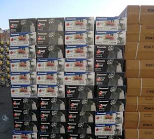 Und das muß alles noch verladen werden