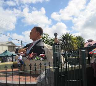 Skulptur von Sir Vere Cornwall Bird Sr., St. John