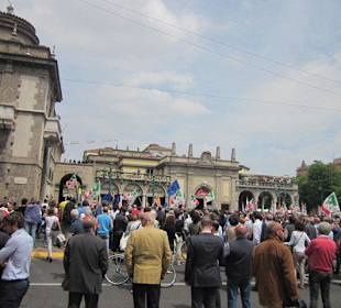 Europa - Wahlkampf in Bergamo
