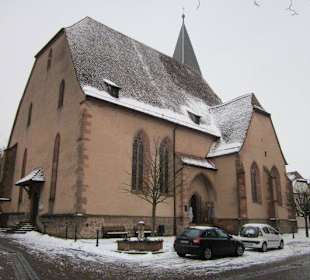 Altstadt Wissembourg im Winter