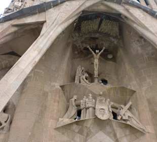 Außenwand der Sagrada Familia