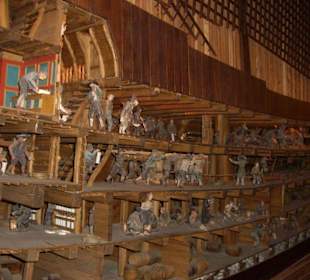 Innenleben der Vasa im Miniaturformat