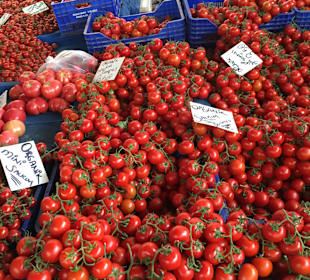 Ausflug in Alanya - auf Gemüsemarkt 