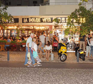 Die Ansicht am Abend