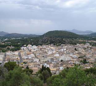 Ausblick über Pollenca Stadt