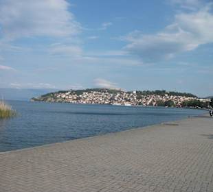 Blick über den Ohrid-See