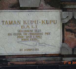 Taman Kupu Kupu - Schmetterlingspark