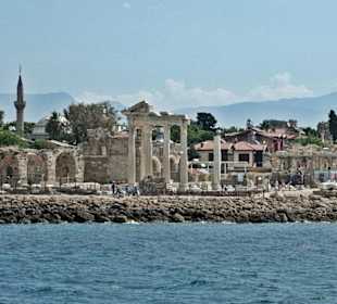 Apollontempel Side von See