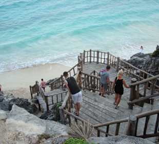 Treppe zum Strand