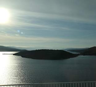 Ausblick von der Krk-Brücke