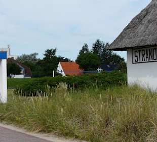Shops and Restaurants at Sea Front in Dahme