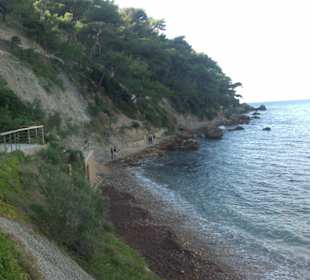 Auf dem "Sentier Littoral"- Wanderweg (Küstenwanderweg)