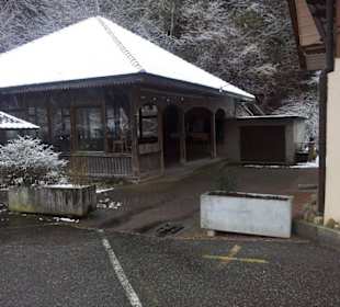 Notre pont de danse et sa terrasse