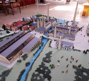 Modell des alten Industriekomplexes