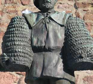 Denkmal für Peter Heil, dem Retter von Kissingen