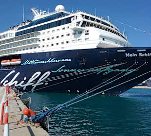 Mit Mein Schiff 1 durch den Kanal