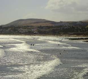 Blick über Bucht Costa Calma