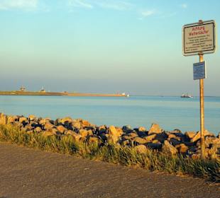 Der Büsumer-Strand im Abendlicht!