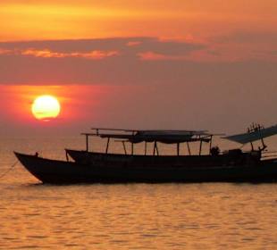 Strand-Sonnenuntergang