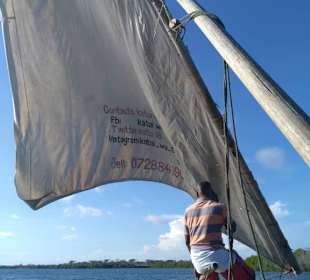 Kreuzen vor Laamu, warten auf den Sunset