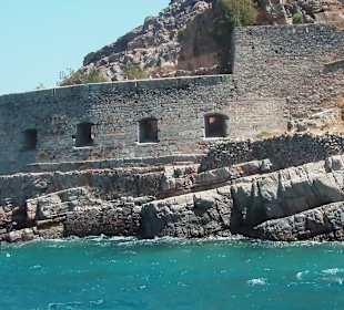 Lebrainsel Spinalonga bei Kreta