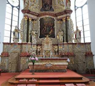 Der Hochaltar in der Kirche St. Andreas