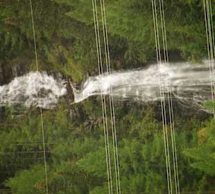 Wasserfall im unteren Bereich