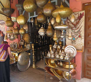 Unterwegs in der Altstadt von Marrakesch