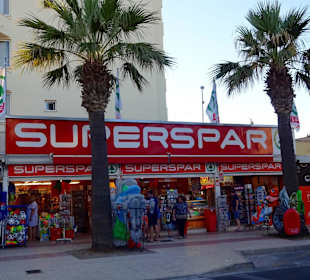 Die Lebensmittelkette Spar hat hier ein Monopol!