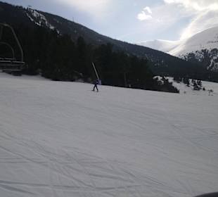 En la pista