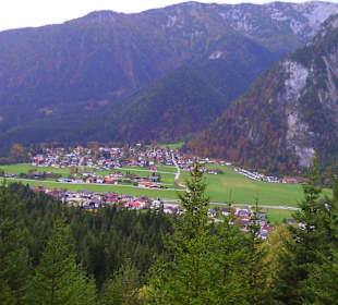 Blick vom Rofan auf Maurach