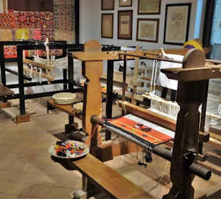 Wollverarbeitung im Museo Etnografico