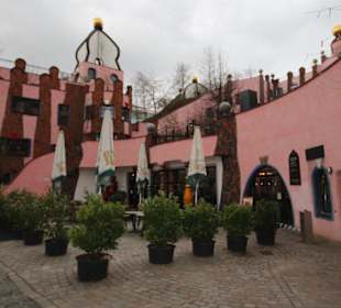 Terrasse mit Blick zum Landtag