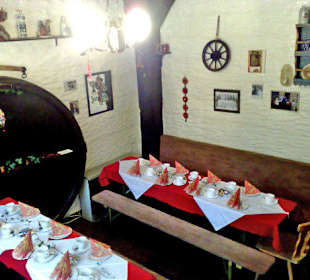 Innenraum Gaststube Felsenkeller