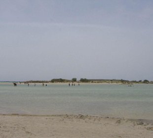 Die Lagune von Elafonissi