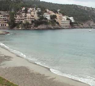 Blick auf den Strand von Sant Elm