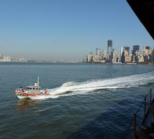 Blick zurück nach Manhatten